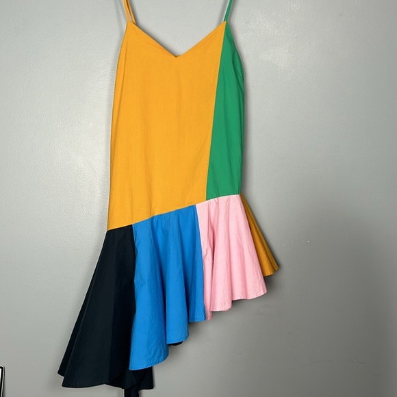 English Factory Midi Colorblock Dress Sz small- gently used - Picture 4 of 16